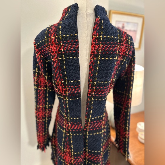 Check Large Loop Knit Dress - Picture 3 of 11